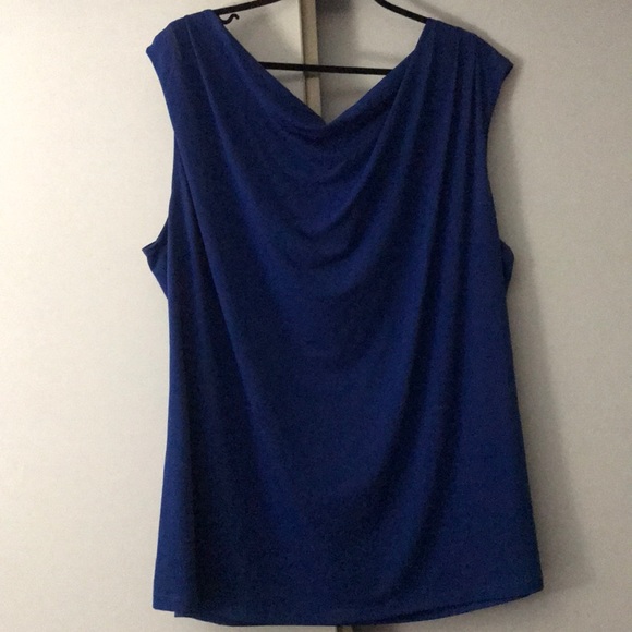 Cobalt Blue sleeveless shirt - Picture 1 of 4